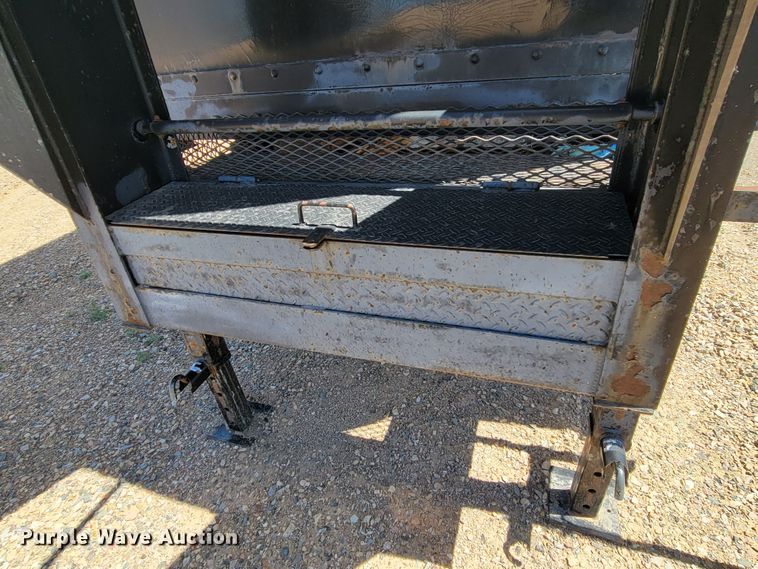 image for item JG9815 2010 Custom Built Gooseneck Trailers  enclosed cargo trailer