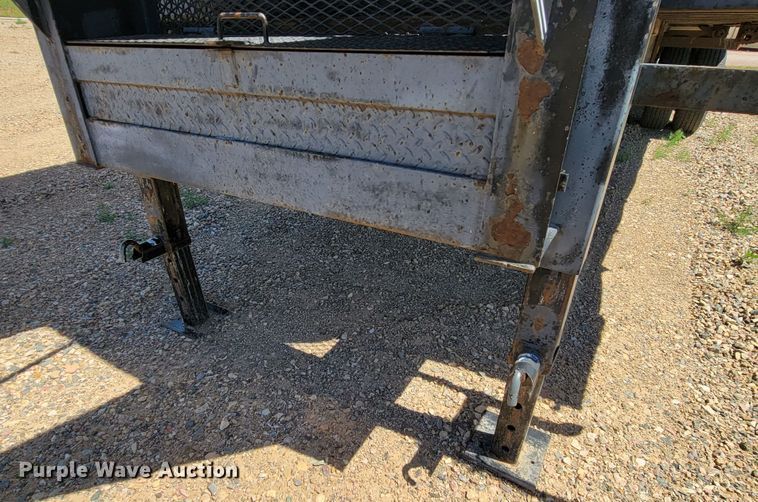 image for item JG9815 2010 Custom Built Gooseneck Trailers  enclosed cargo trailer