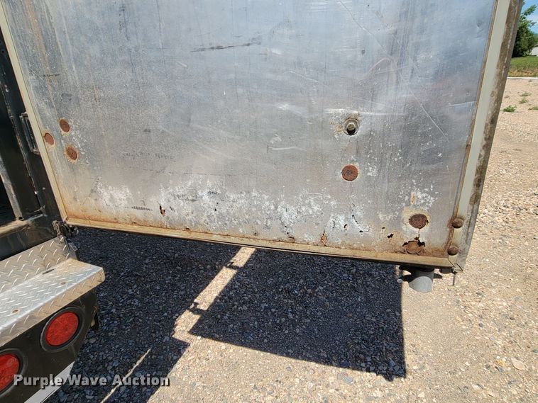 image for item JG9815 2010 Custom Built Gooseneck Trailers  enclosed cargo trailer