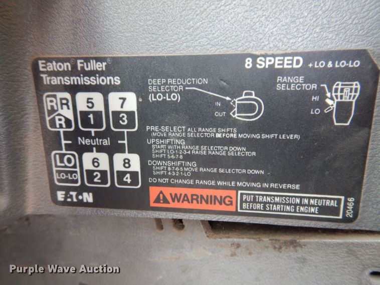 image for item JH9669 1993 Mack CH613  hydroseeder truck