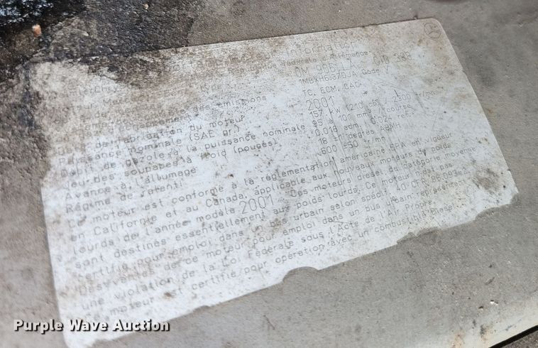 image for item JL9987 2002 Freightliner FL70  dump truck