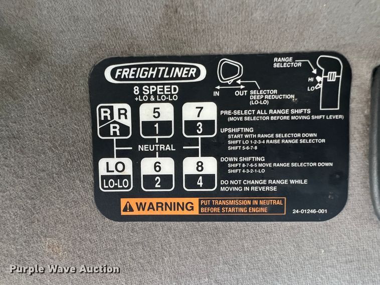 image for item JM9209 2008 Freightliner Business Class M2  dump flatbed truck