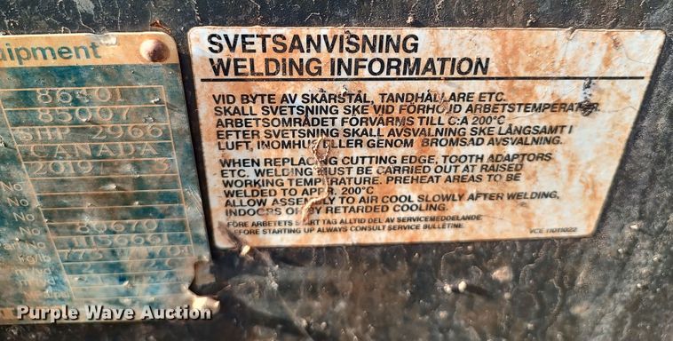 image for item JR9441 2019 Volvo L60H  wheel loader