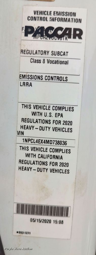 image for item JR9462 2021 Peterbilt 567  dump truck