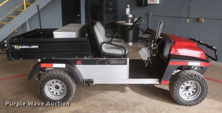 image for item JR9465 2001 Club Car Pioneer 1200  utility vehicle with SSI CS8700 inertial profiler profilograph