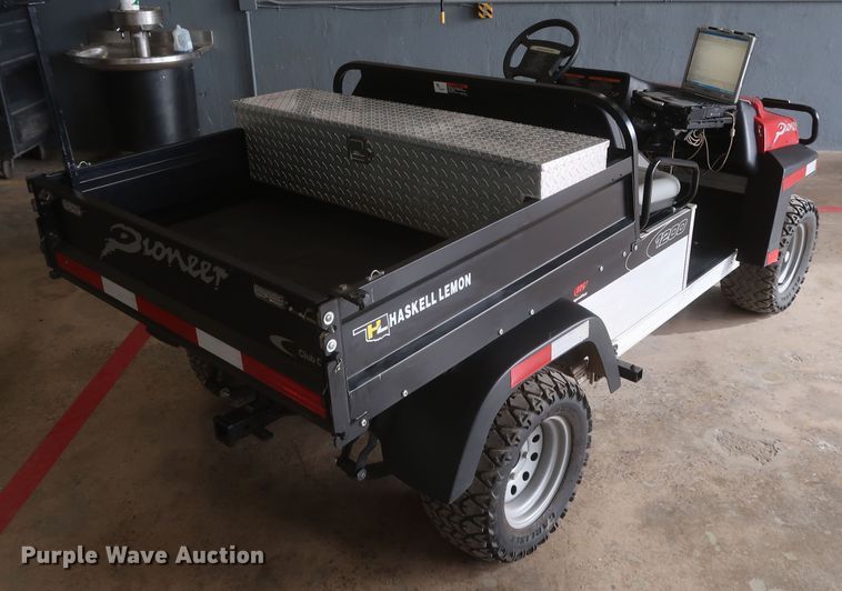 image for item JR9465 2001 Club Car Pioneer 1200  utility vehicle with SSI CS8700 inertial profiler profilograph