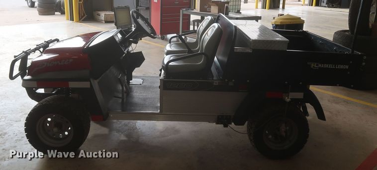 image for item JR9465 2001 Club Car Pioneer 1200  utility vehicle with SSI CS8700 inertial profiler profilograph