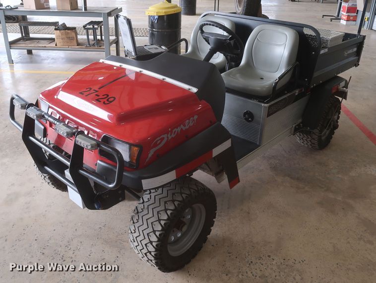 image for item JR9465 2001 Club Car Pioneer 1200  utility vehicle with SSI CS8700 inertial profiler profilograph