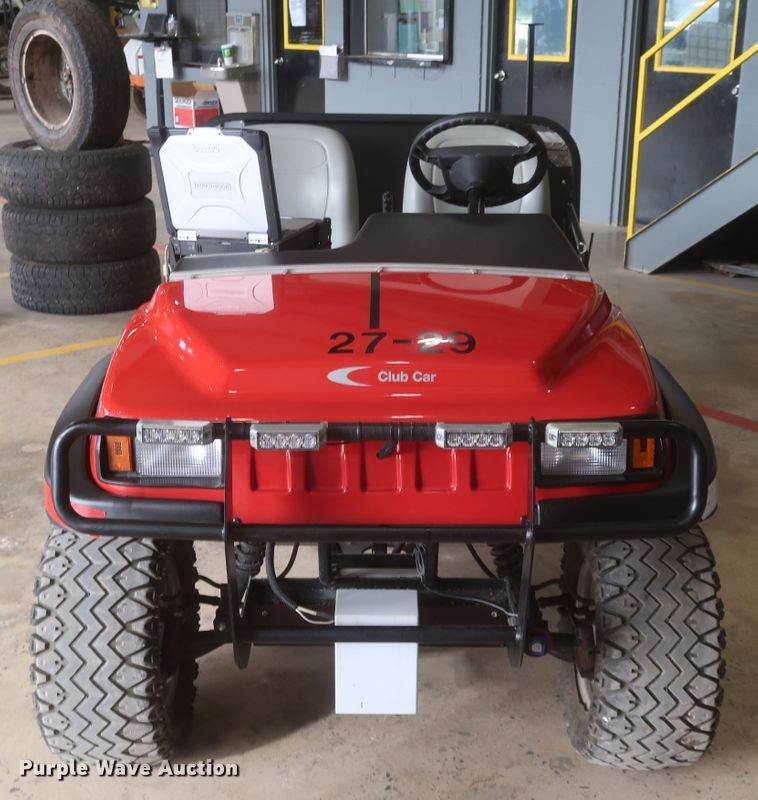 image for item JR9465 2001 Club Car Pioneer 1200  utility vehicle with SSI CS8700 inertial profiler profilograph