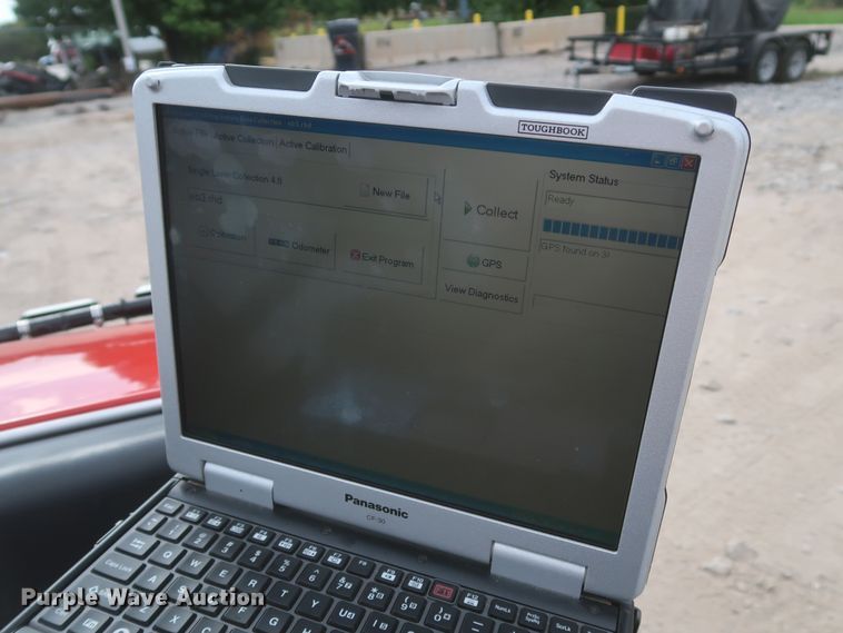 image for item JR9465 2001 Club Car Pioneer 1200  utility vehicle with SSI CS8700 inertial profiler profilograph