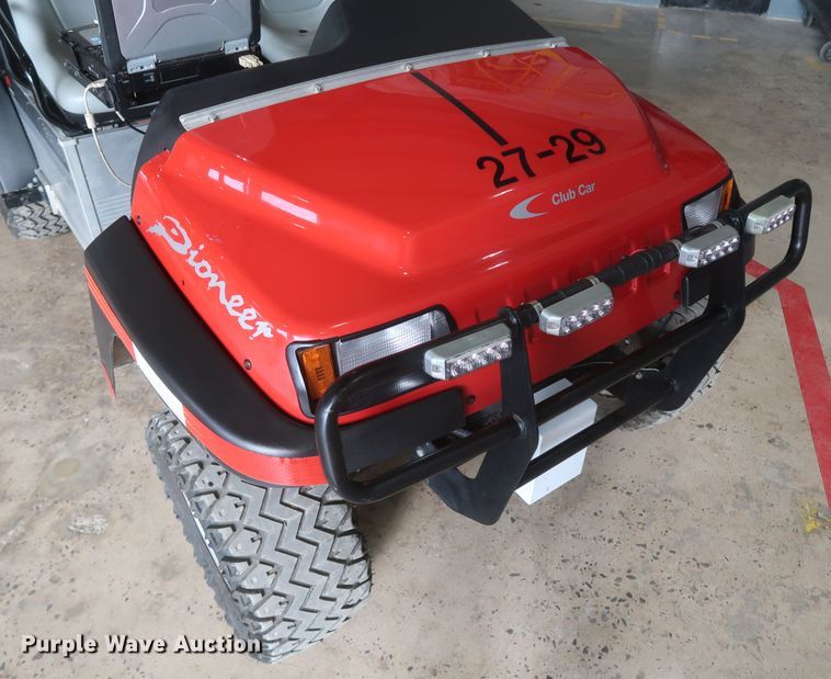 image for item JR9465 2001 Club Car Pioneer 1200  utility vehicle with SSI CS8700 inertial profiler profilograph