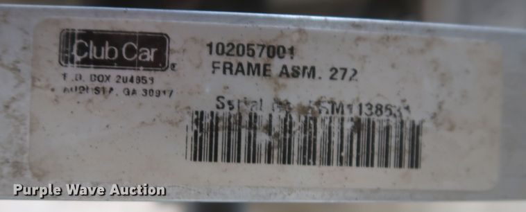 image for item JR9465 2001 Club Car Pioneer 1200  utility vehicle with SSI CS8700 inertial profiler profilograph