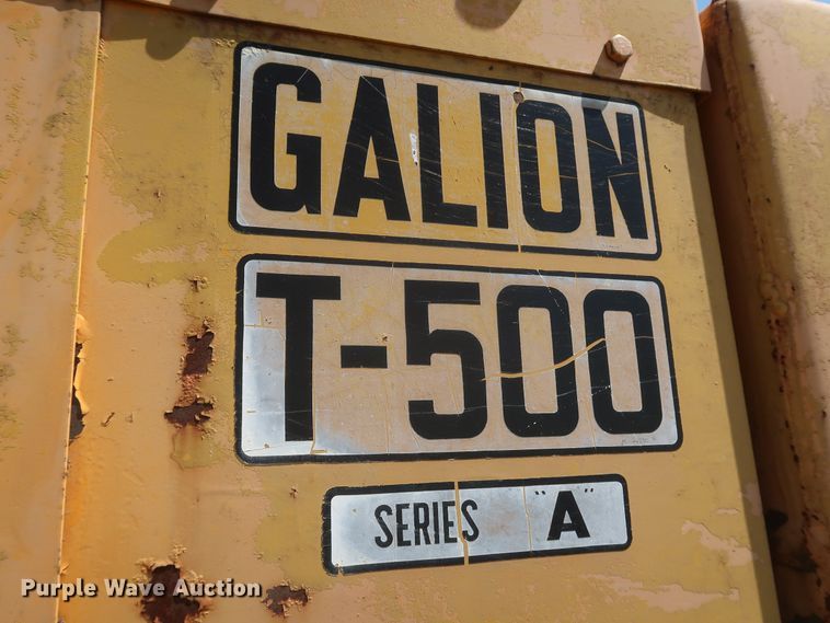 image for item JR9468 1972 Galion T500A  rigid frame motor grader