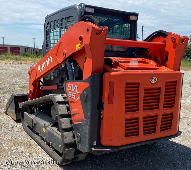 image for item JU9302 2021 Kubota SVL65-2  tracked skid steer loader