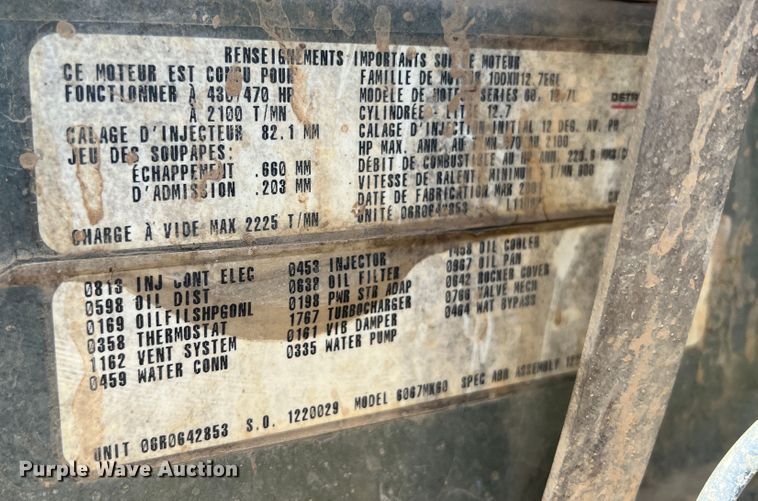 image for item JX9308 2002 International 9400i  water truck