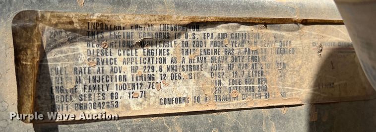 image for item JX9308 2002 International 9400i  water truck