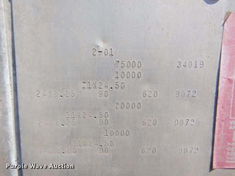 image for item KI9263 2001 Cornhusker  grain trailer