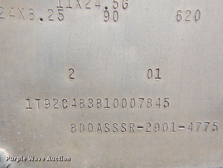 image for item KI9263 2001 Cornhusker  grain trailer