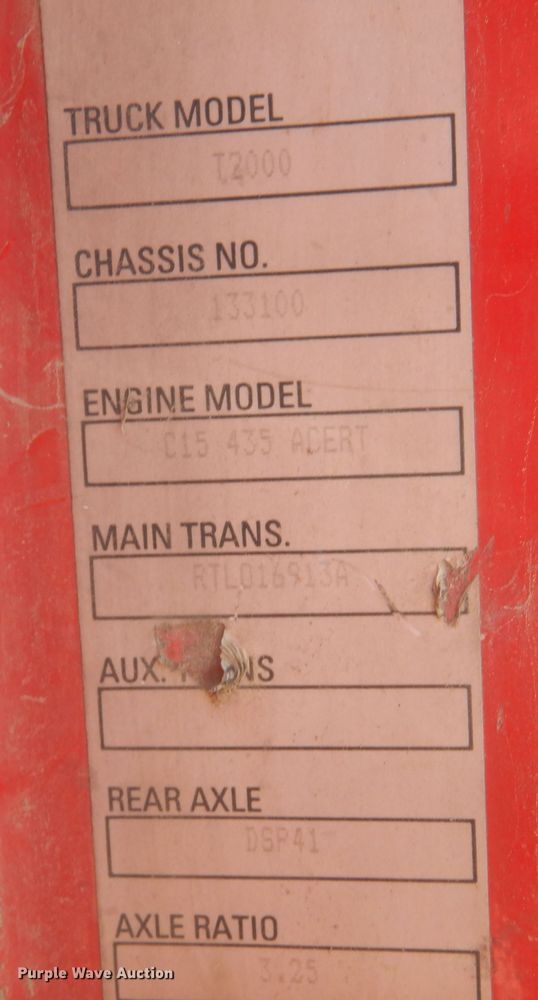 image for item KI9266 2006 Kenworth T2000  semi truck