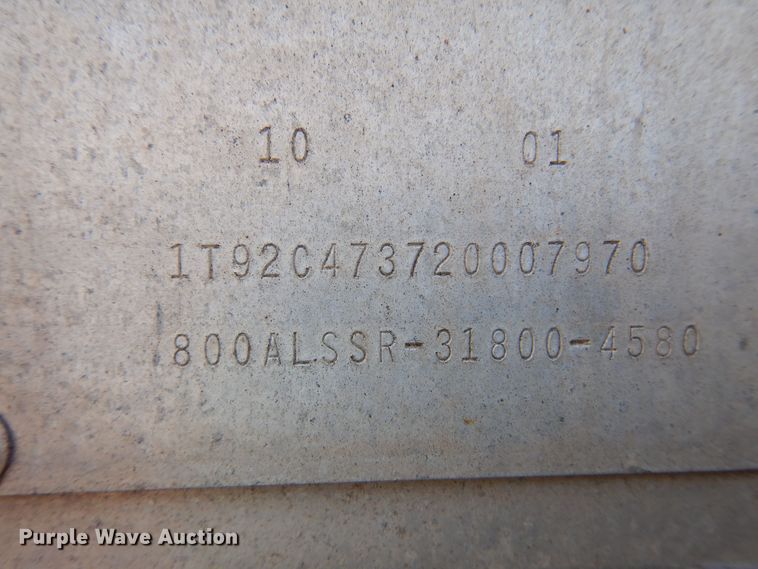 image for item KI9267 2002 Cornhusker Ultra-Lite  grain trailer