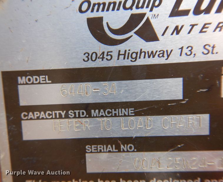 image for item KI9281 2000 Lull 644D  telehandler