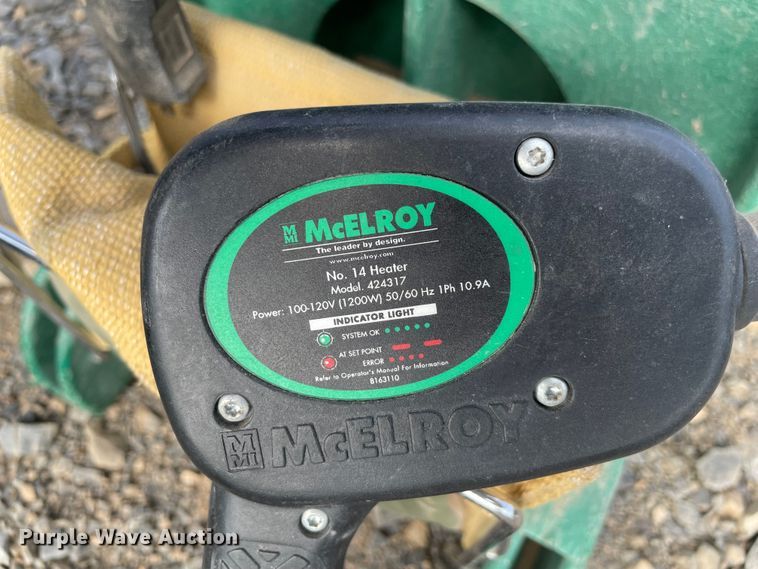 image for item KJ9722 2014 McElroy 430101  poly pipe fusion machine