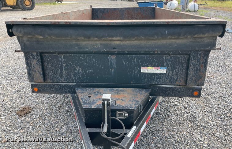 image for item KJ9723 2015 Lamar  dump trailer
