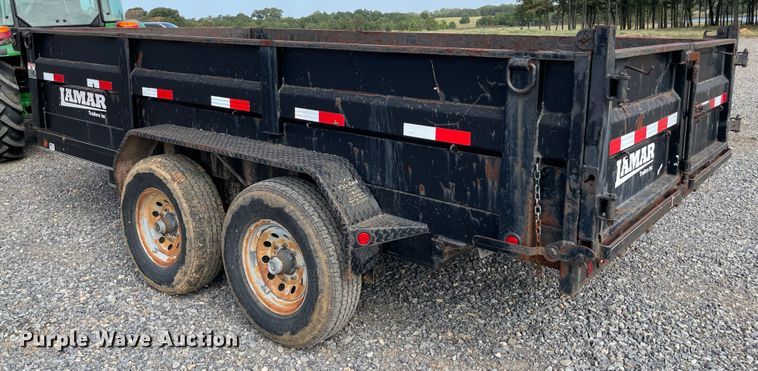 image for item KJ9723 2015 Lamar  dump trailer
