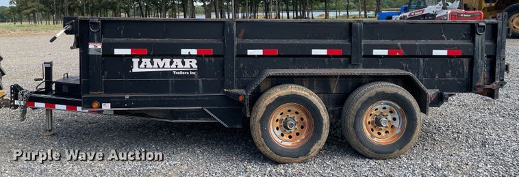 image for item KJ9723 2015 Lamar  dump trailer