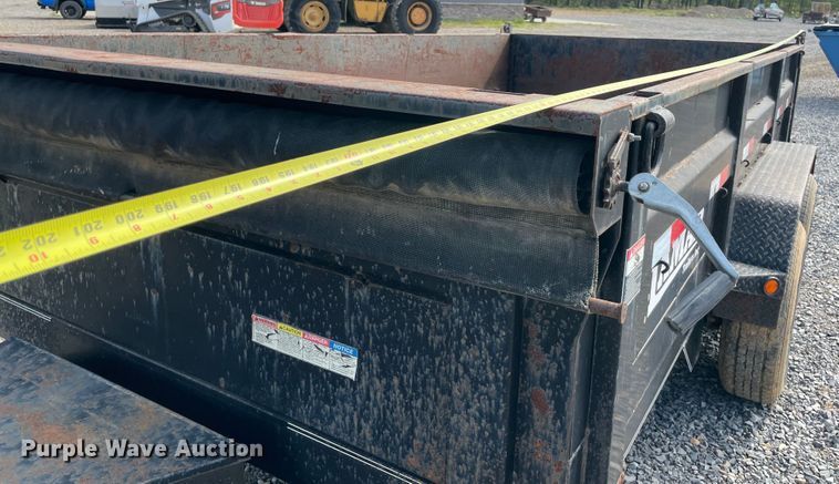 image for item KJ9723 2015 Lamar  dump trailer