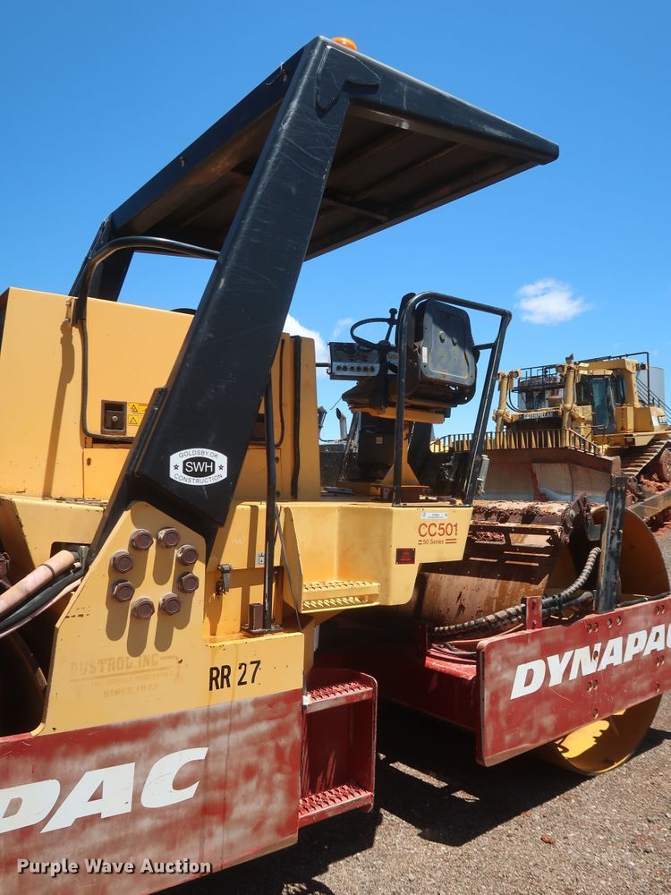 image for item KP9068 1998 Dynapac CC501  double drum vibratory roller