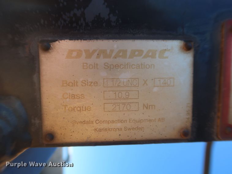 image for item KP9068 1998 Dynapac CC501  double drum vibratory roller