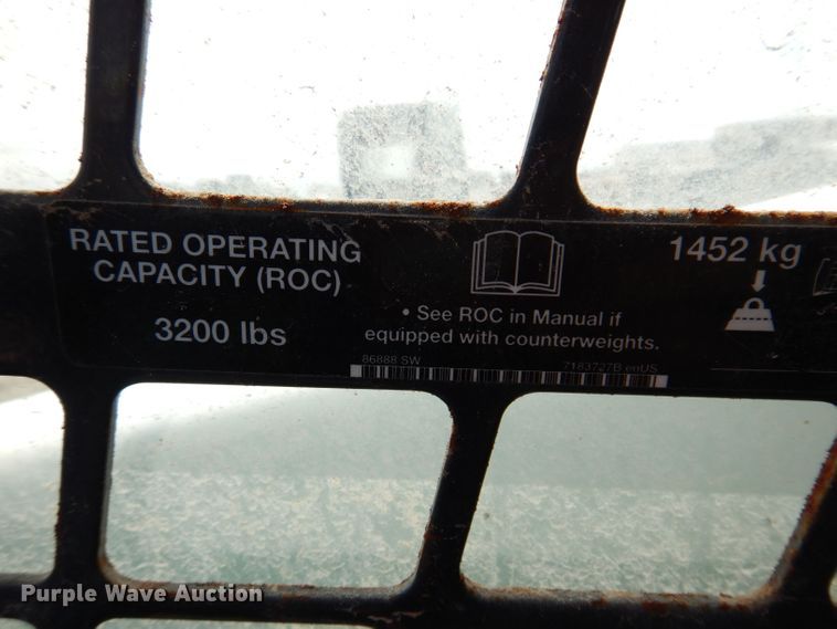 image for item KP9503 2015 Bobcat S750  skid steer loader