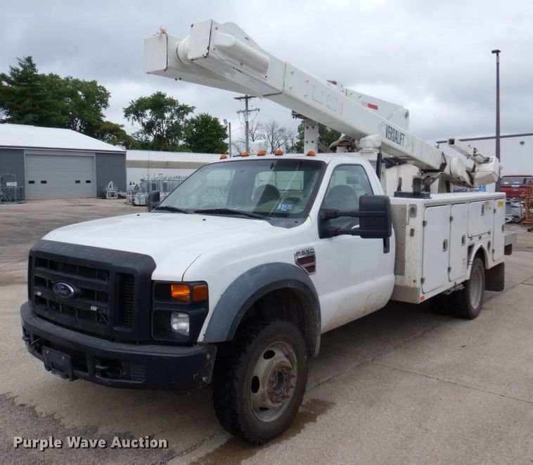 image for item KR9119 2008 Ford F550 Super Duty XL  bucket truck