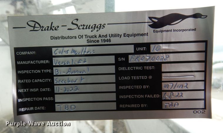 image for item KR9119 2008 Ford F550 Super Duty XL  bucket truck