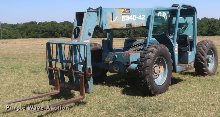 image for item KR9889 1999 Gradall 534D6-42  telehandler