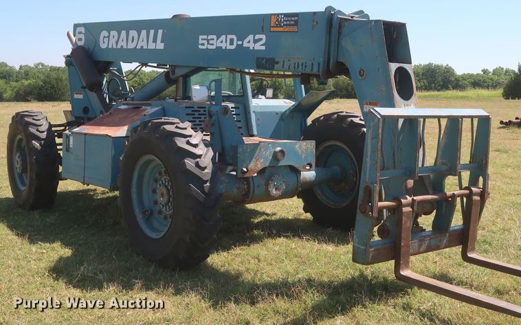 image for item KR9889 1999 Gradall 534D6-42  telehandler