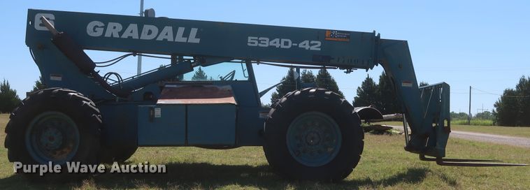 image for item KR9889 1999 Gradall 534D6-42  telehandler