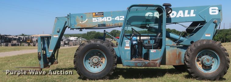 image for item KR9889 1999 Gradall 534D6-42  telehandler