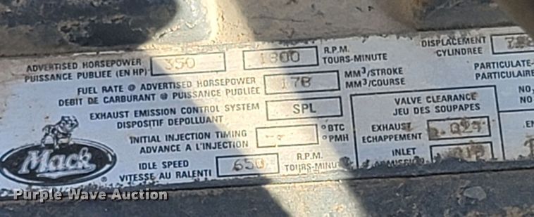 image for item LM9545 1998 Mack CH600  semi truck