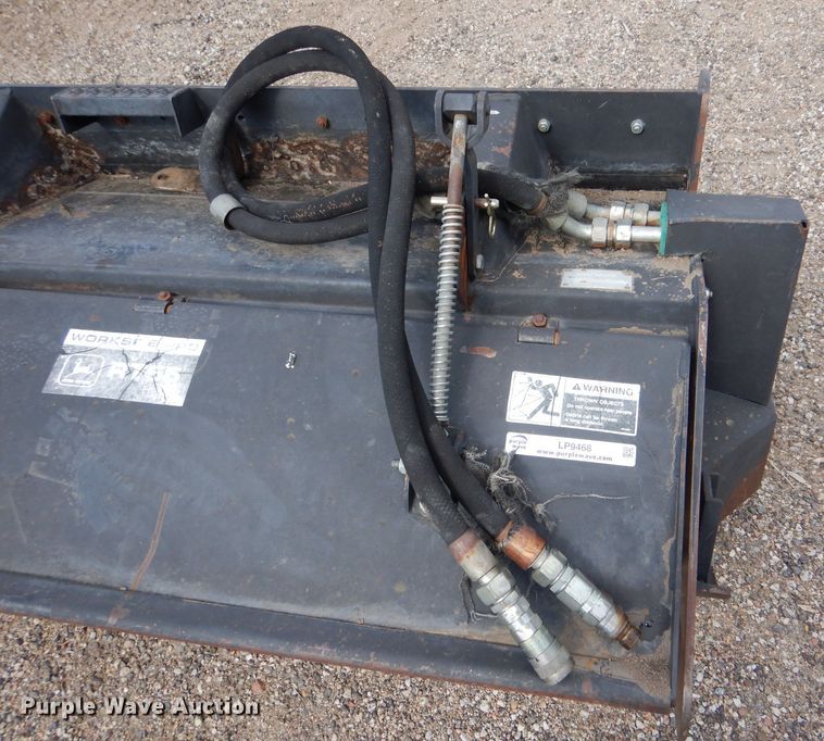 image for item LP9468 John Deere Worksite Pro RT55  skid steer tiller