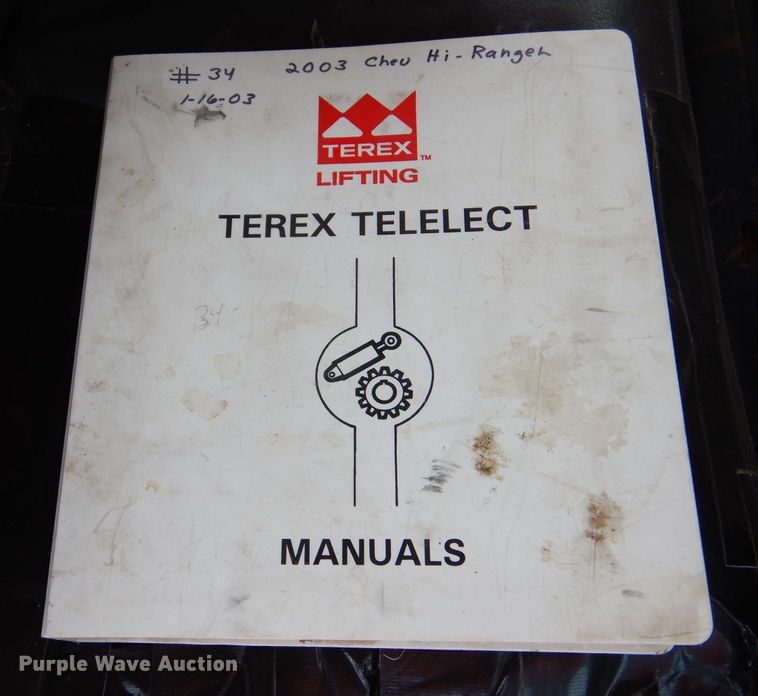 image for item LP9475 2003 Chevrolet C7500  forestry bucket truck