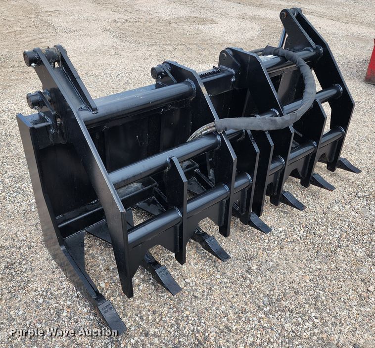 image for item LP9481 2018 Loflin VRG  skid steer rock grapple bucket
