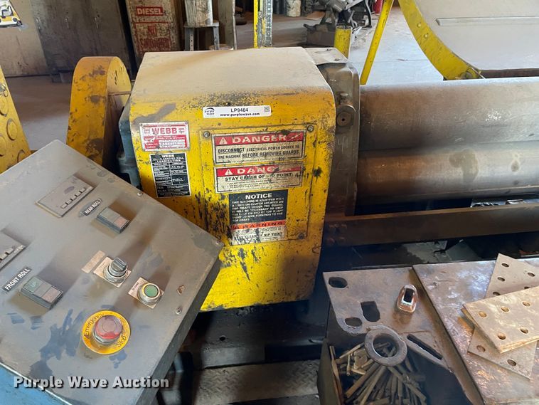image for item LP9484 Webb R3L-8008  plate bending roll