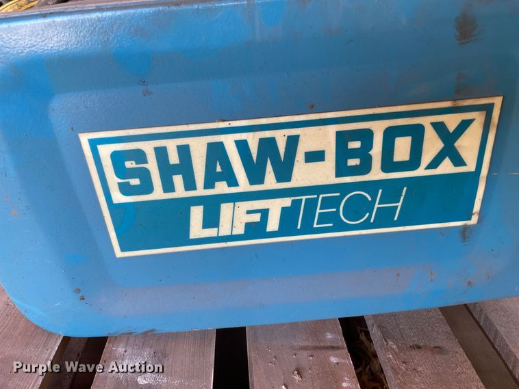 image for item LP9486 2012 Shaw-box LiftTech  hoist
