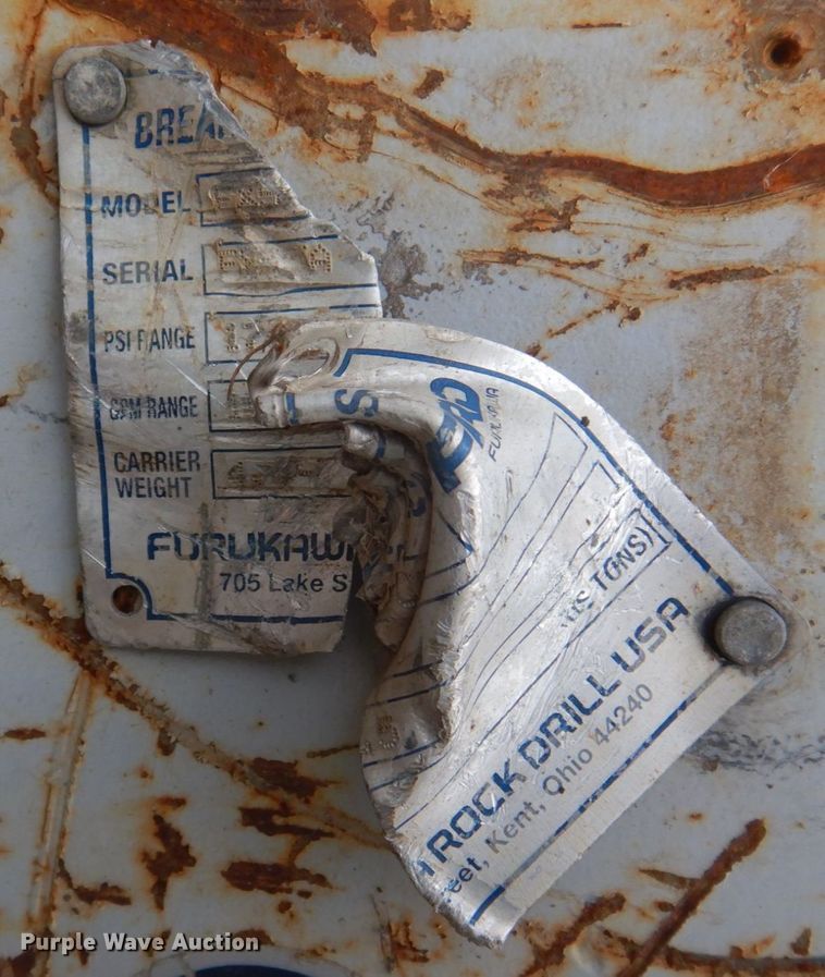 image for item MU9712 Furukawa FRD FX55A  skid steer breaker