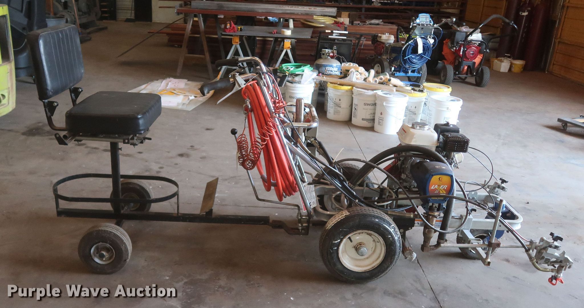 2019 Graco LineLazer II 3900 paint striper in Goldsby, OK Item JR9435 sold Purple Wave