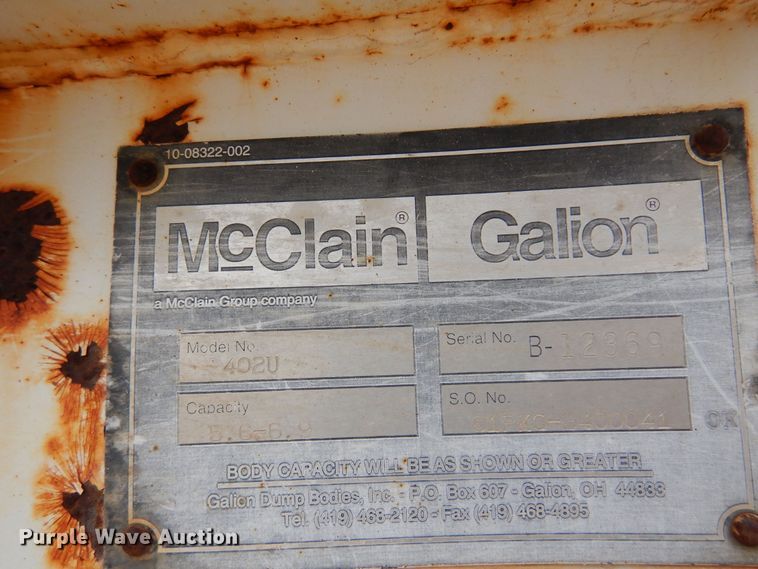 image for item DB7955 2001 International 4700  dump truck