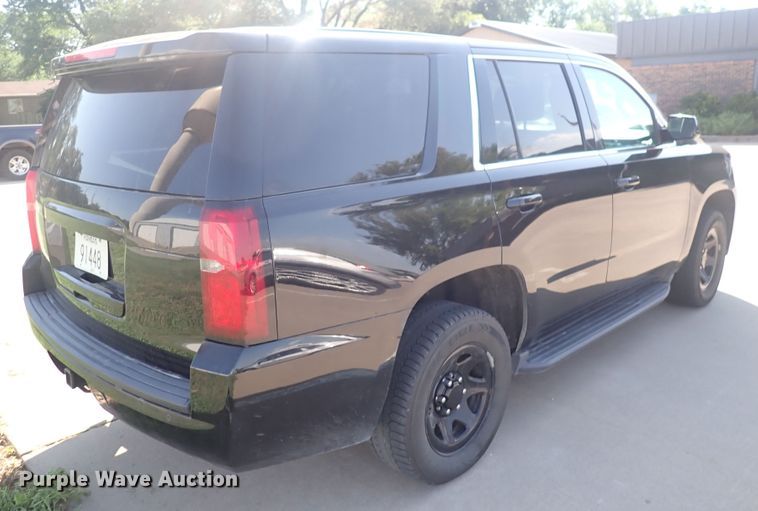image for item DF5072 2016 Chevrolet Tahoe Police  SUV