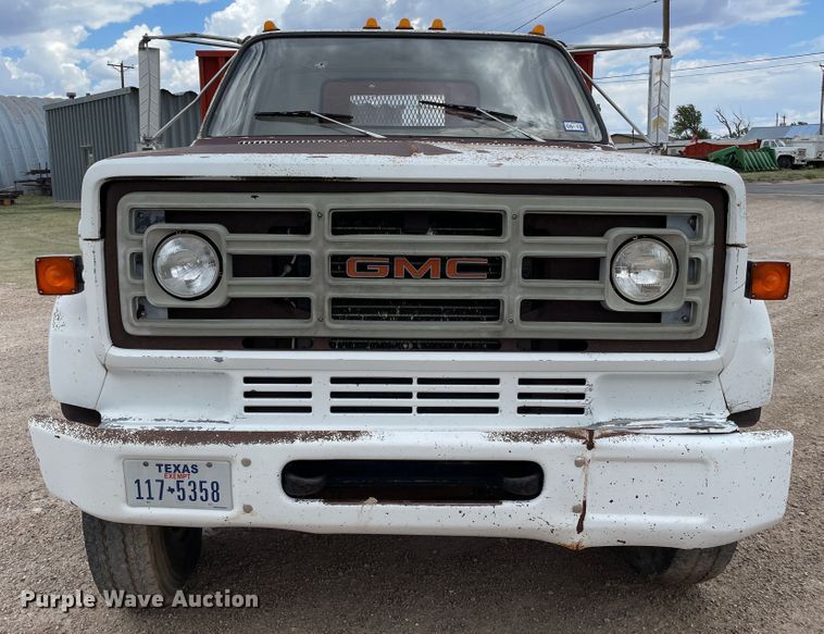 image for item DJ5231 1984 GMC C6000  dump flatbed truck